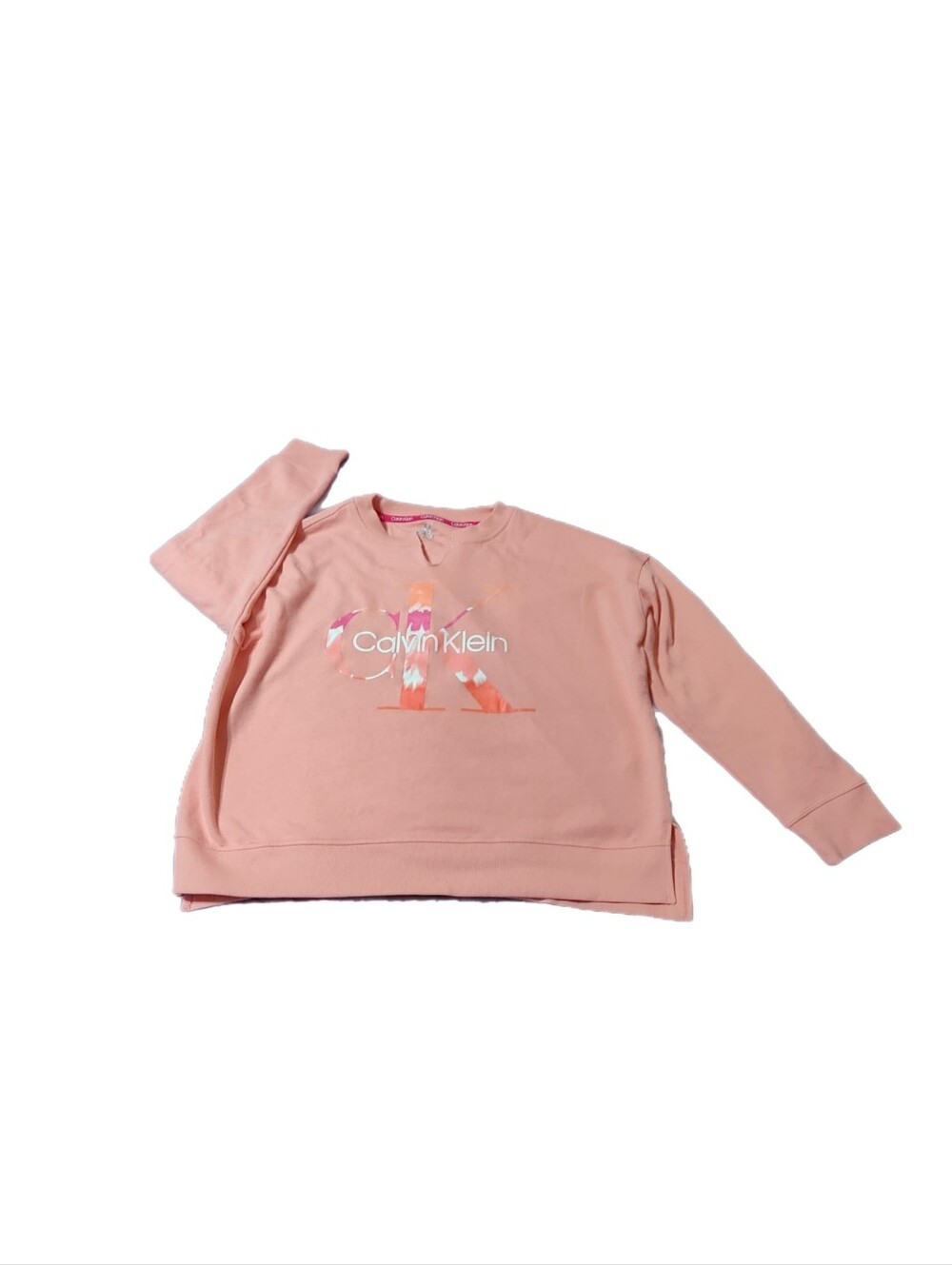 Calvin Klein Pink Logo Sweatshirt Women's Size Large